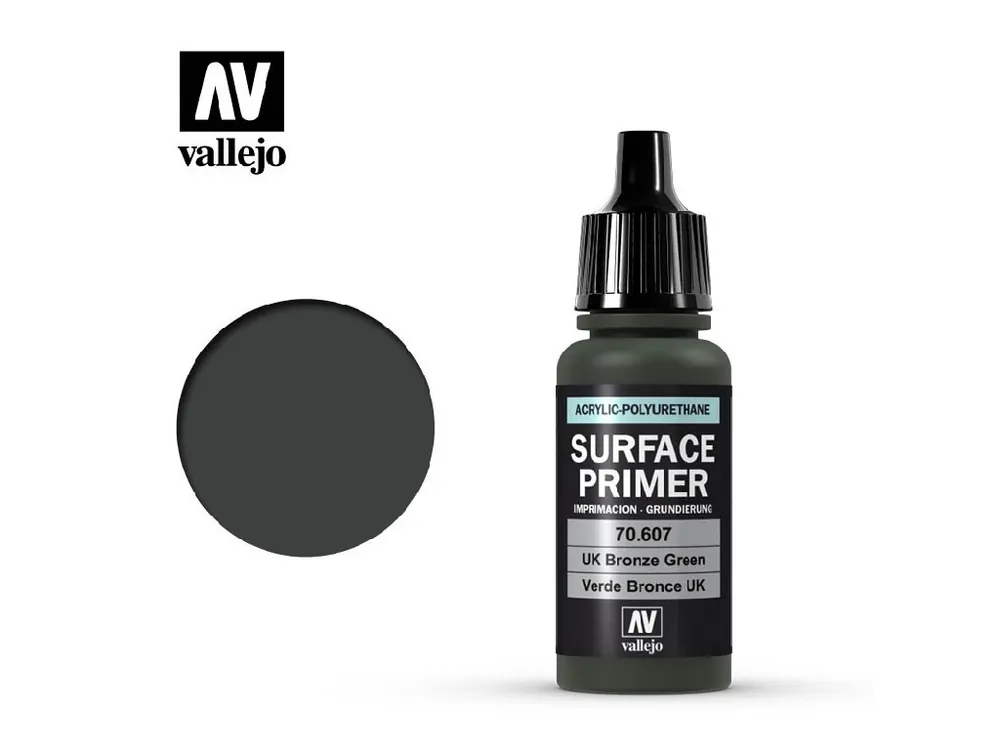 Vallejo - Surface Primer 74607 U.K. Bronze Green 200 ml. Ihned K Objednání