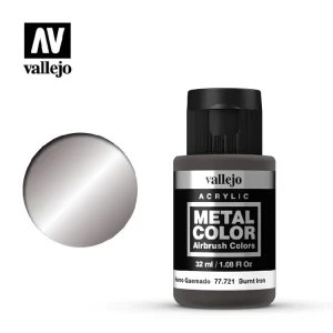 Vallejo - Metal Color 77721 Burnt Iron 32ml. Poslední Šance