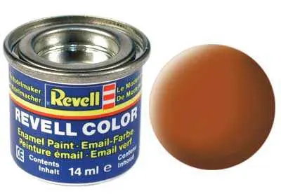 Revell - Barva emailová - 32185 matná hnědá (brown mat) 14ml Akce