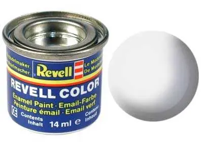 Revell - Barva emailová - 32301 hedvábná bílá (white silk) 14ml Vysoce Kvalitní