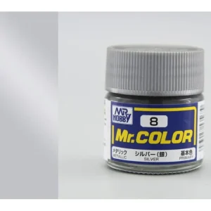Cenově Výhodný Gunze - Mr.Color - C008 - Silver - Stříbrná 10ml