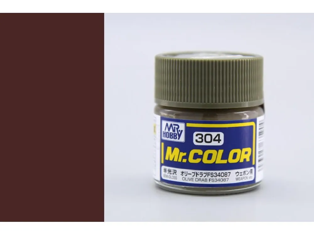 Speciální Cena Gunze - Mr.Color - C304 - FS34087 Olive Drab - Olivová tmavá 10ml