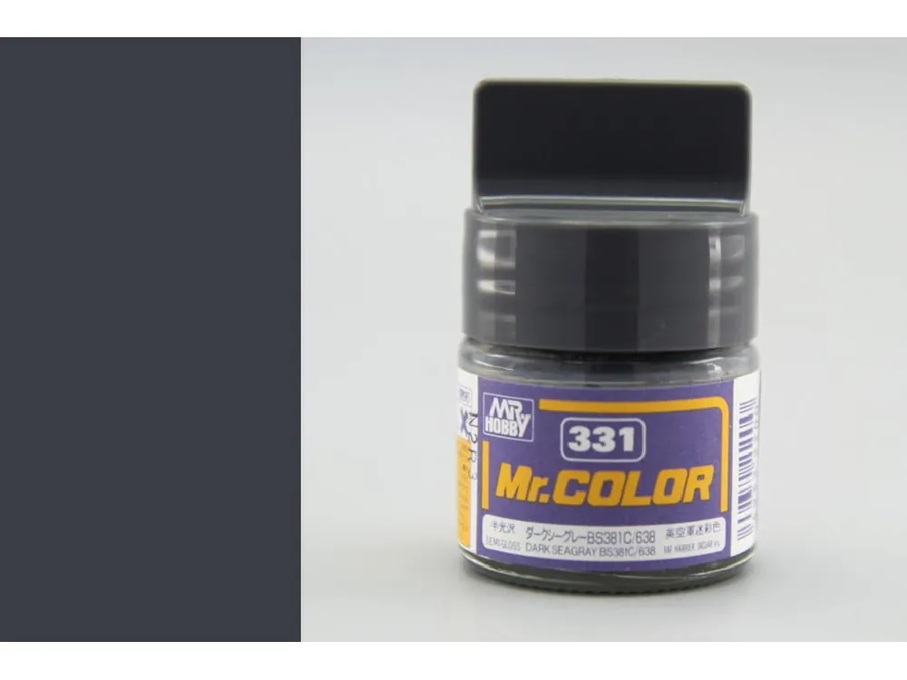 Gunze - Mr.Color - C331 - Dark Seagray BS381C/638- Tmavá mořská šedá 10ml Novinka
