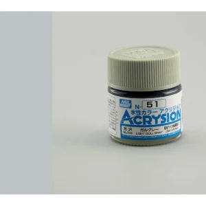 Gunze - Acrysion - N051 - Light Gull Gray - Racčí šedá 10ml Originální