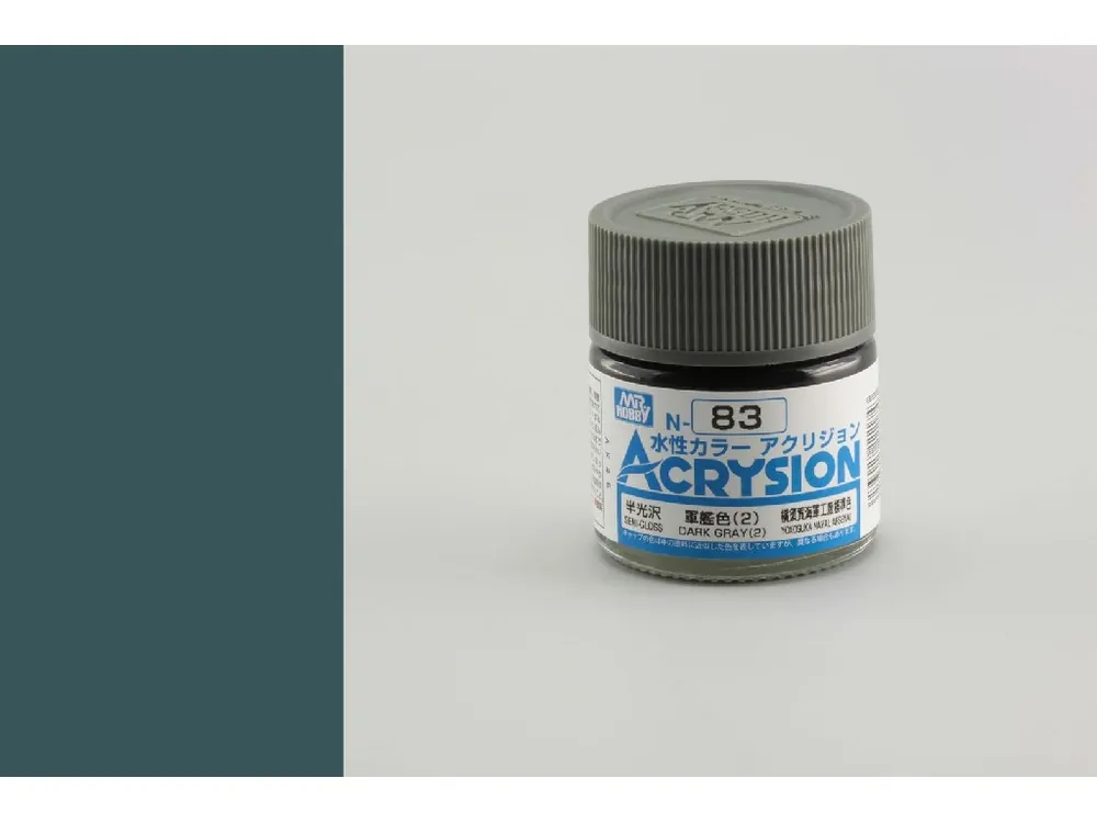 Aktuální Gunze - Acrysion - N083 - Dark Gray (2) - Tmavě šedá(2) 10ml