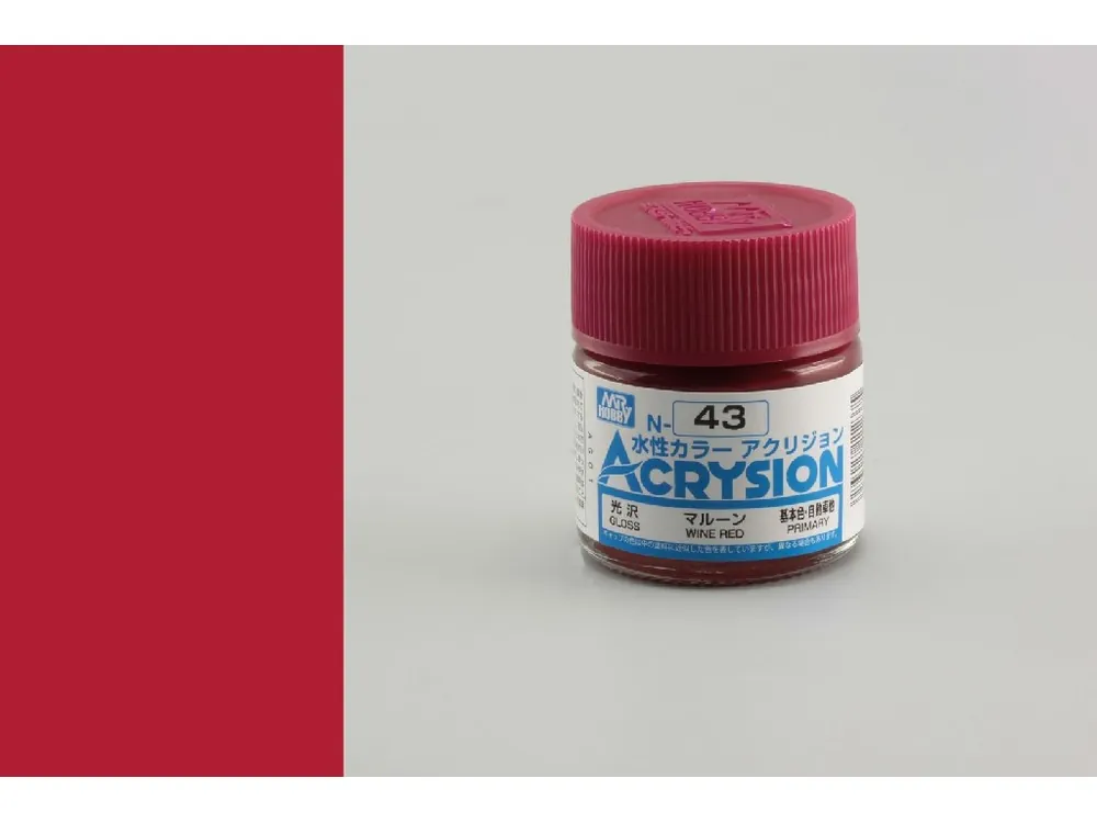 Gunze - Acrysion - N043 - Russet - Červenohnědá 10ml Must-Have
