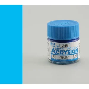 Gunze - Acrysion - N025 - Sky Blue - Nebeská modrá 10ml Vysoce Kvalitní