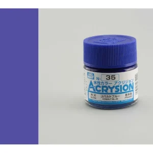 Gunze - Acrysion - N035 - Cobalt Blue - Kobaltová modrá 10ml Vysoce Kvalitní