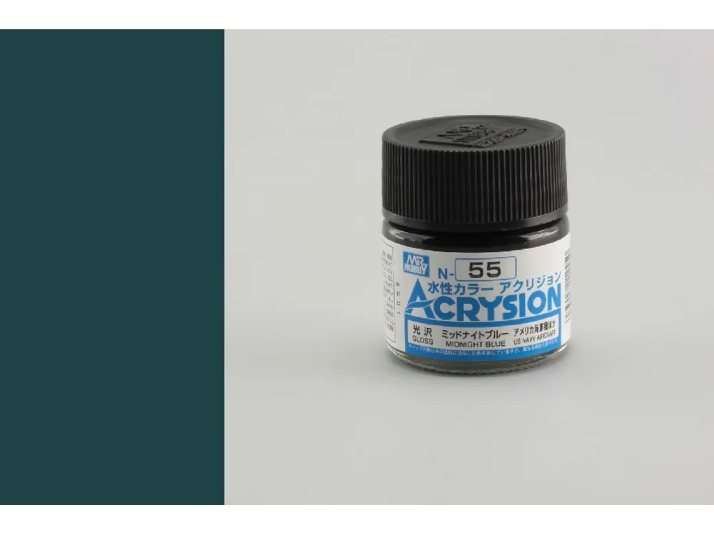 Gunze - Acrysion - N055 - Midnight Blue - Půlnoční modrá 10ml Hit Sezóny