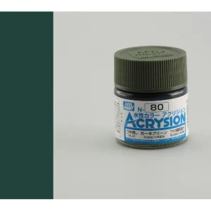 Pouze Dnes Gunze - Acrysion - N080 - Khaki Green - Khaki zelená 10ml
