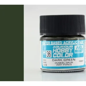 Gunze - Aqueous - H036 - Dark Green - Tmavě zelená 10ml Nejprodávanější