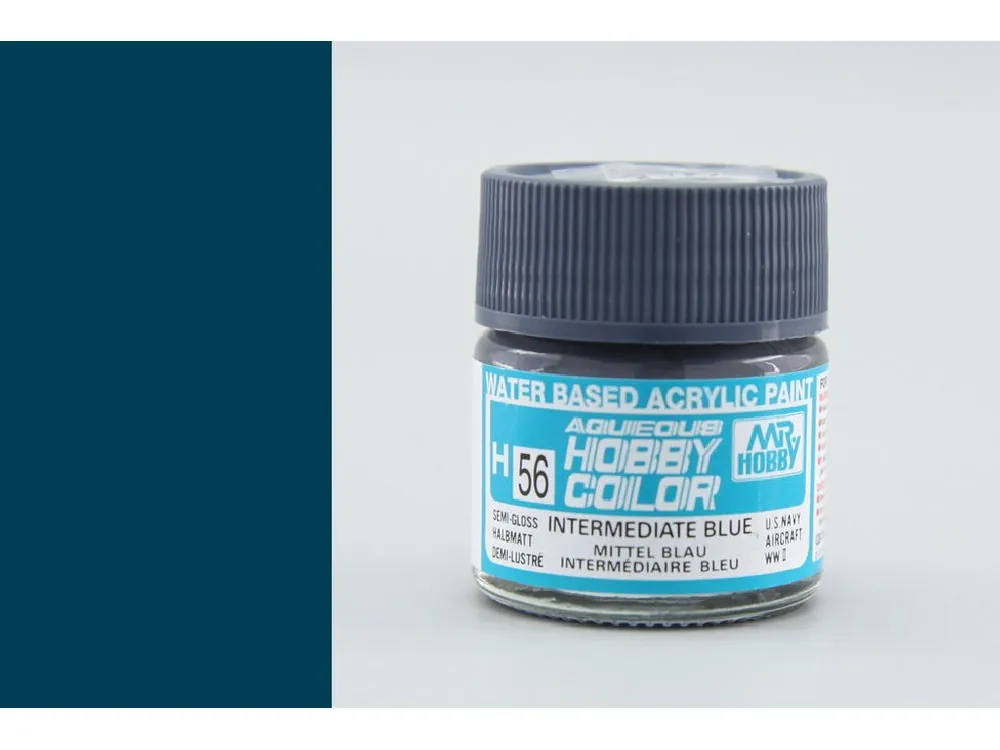 Speciální Cena Gunze - Aqueous - H056 - Intermediate Blue - Přechodová modrá 10ml