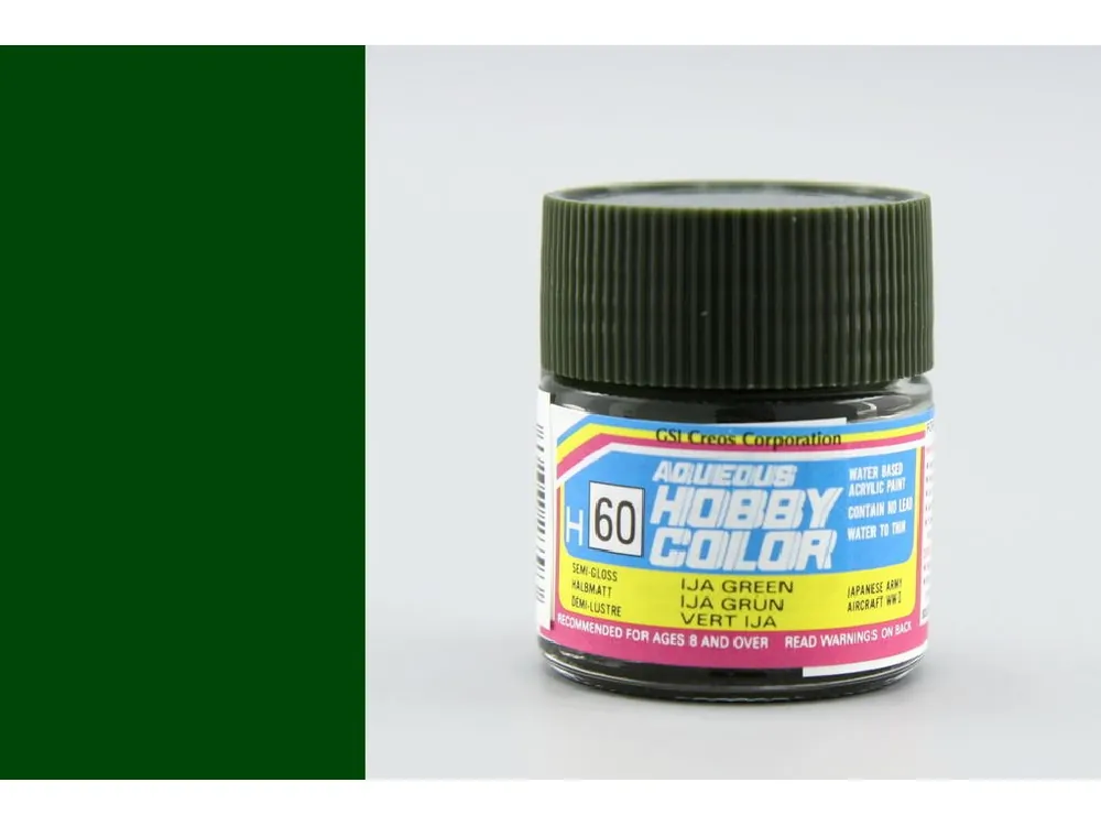 Gunze - Aqueous - H060 - IJA Green - IJA Zelená 10ml Dokud Zásoby Vydrží