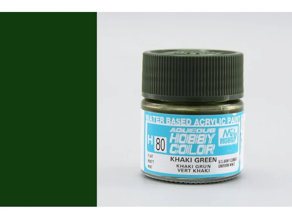 Gunze - Aqueous - H080 - Khaki Green - Khaki zelená 10ml Cenový Hit