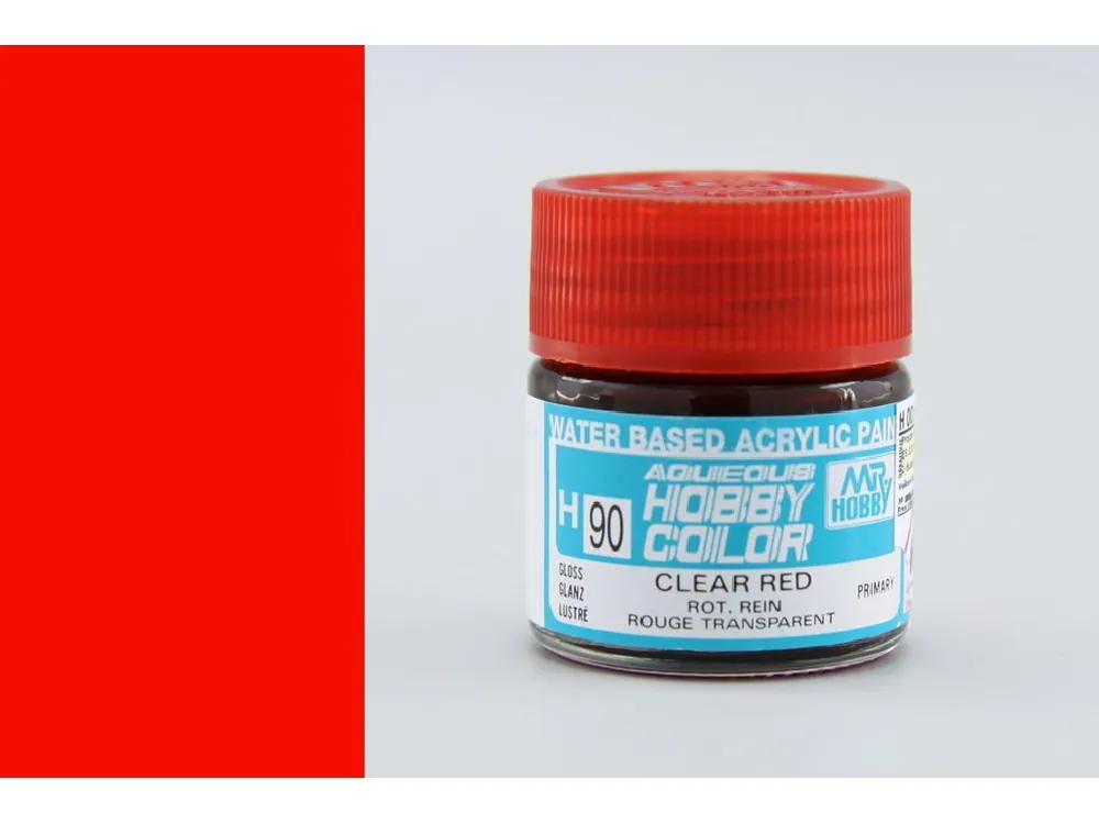 Ihned K Objednání Gunze - Aqueous - H090 - Clear Red - Transparentní červená 10ml