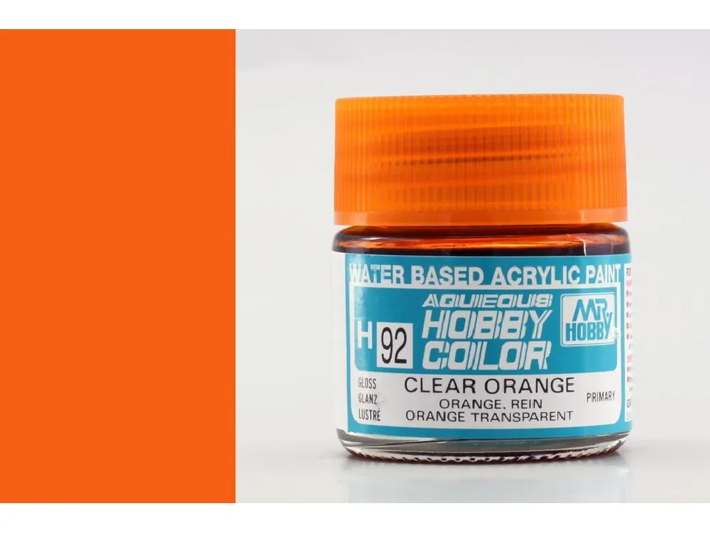 Ověřený Gunze - Aqueous - H092 - Clear Orange - Transparentní oranžová 10ml