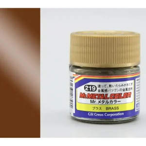 Autentický Gunze - Mr.Metal color - MC219 - Brass - Mosaz 10ml