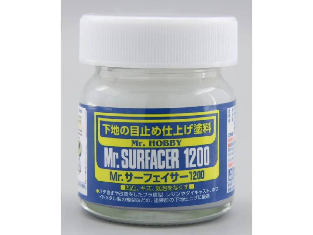 Gunze - SF286 - Mr.Surfacer 1200 - Stříkací tmel 40ml Omezená Nabídka