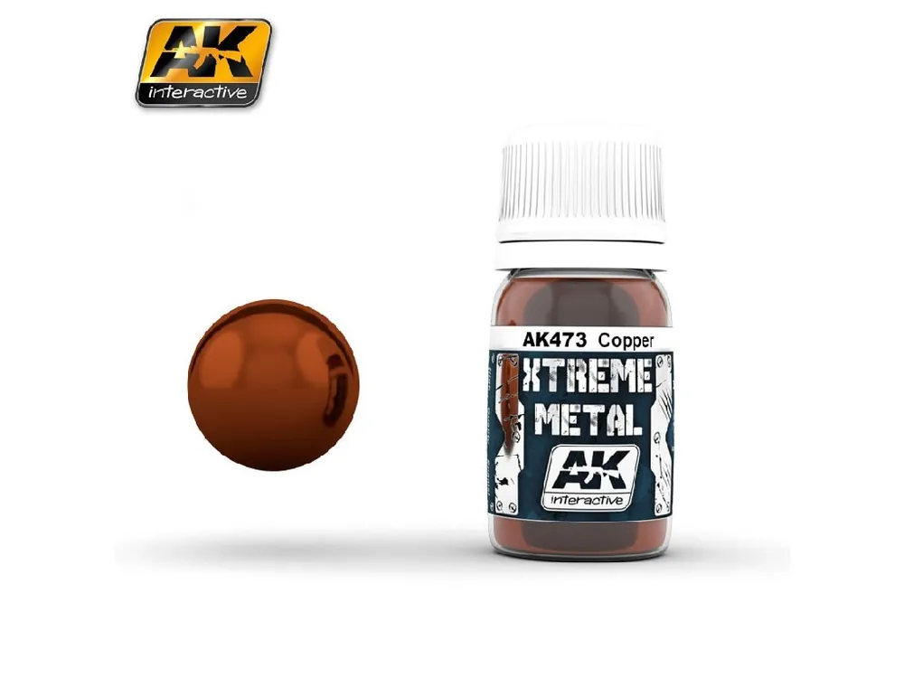 AK Interactive - Xterme Metal - Copper 30ml. Speciální Cena
