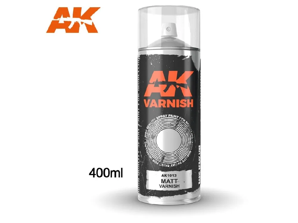 AK Interactive - Matt Varnish - Spray 400ml Víkendová Akce