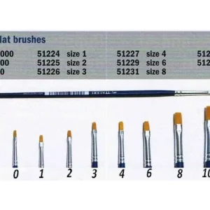 Zlevněný Brush Synthetic Flat 51235 - plochý syntetický štětec (velikost 12)