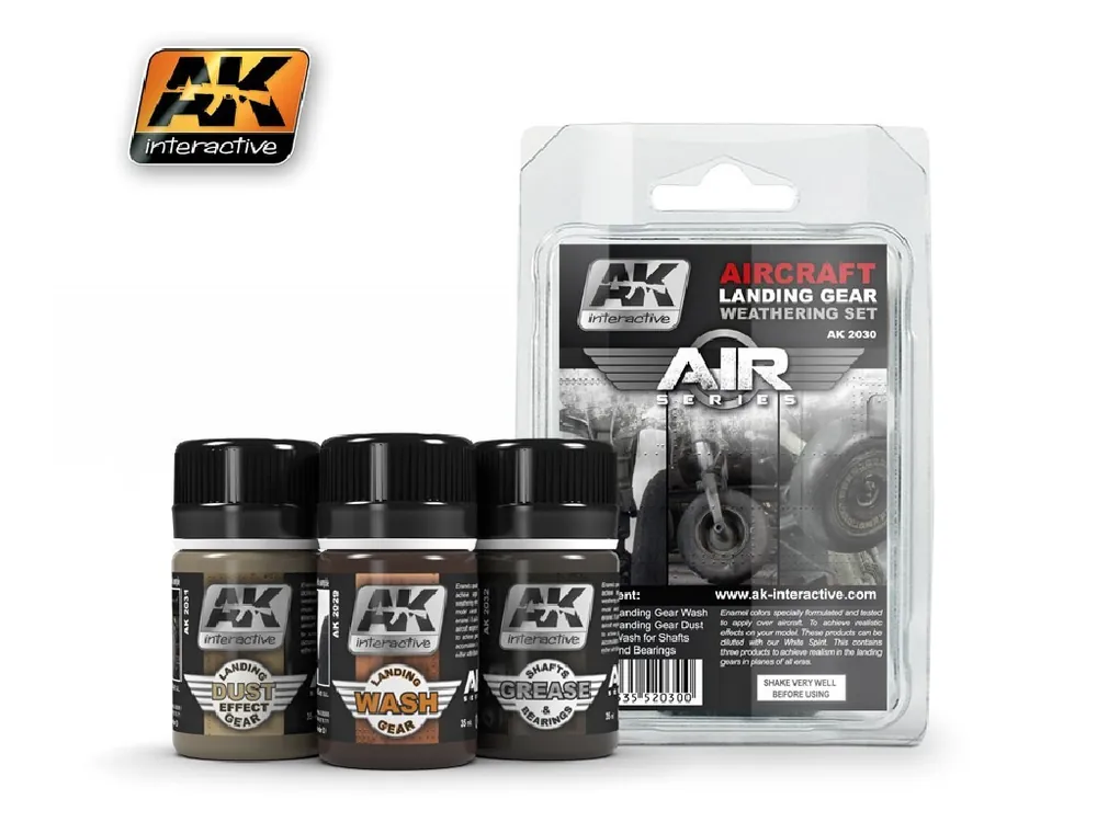Nejlepší Volba AK Interactive - Aircraft Landing Gear Weathering Set