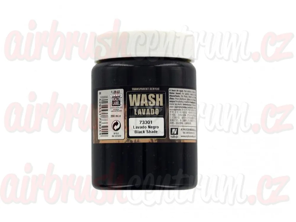 Víkendová Akce Vallejo - Game Color 73301 - Black Wash 200 ml.
