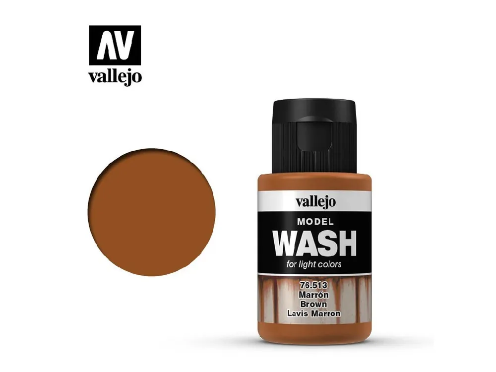 Must-Have Vallejo - Model Wash 76513 Brown 35 ml.