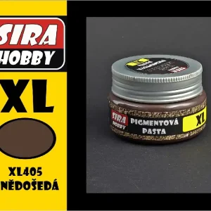 Vysoce Kvalitní Síra hobby - Pigmentová pasta - Hnědošedá 100ml