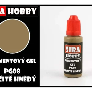 Pouze Dnes Síra hobby - Pigmentový gel - PG08 - Písčitěhnědý 20 ml