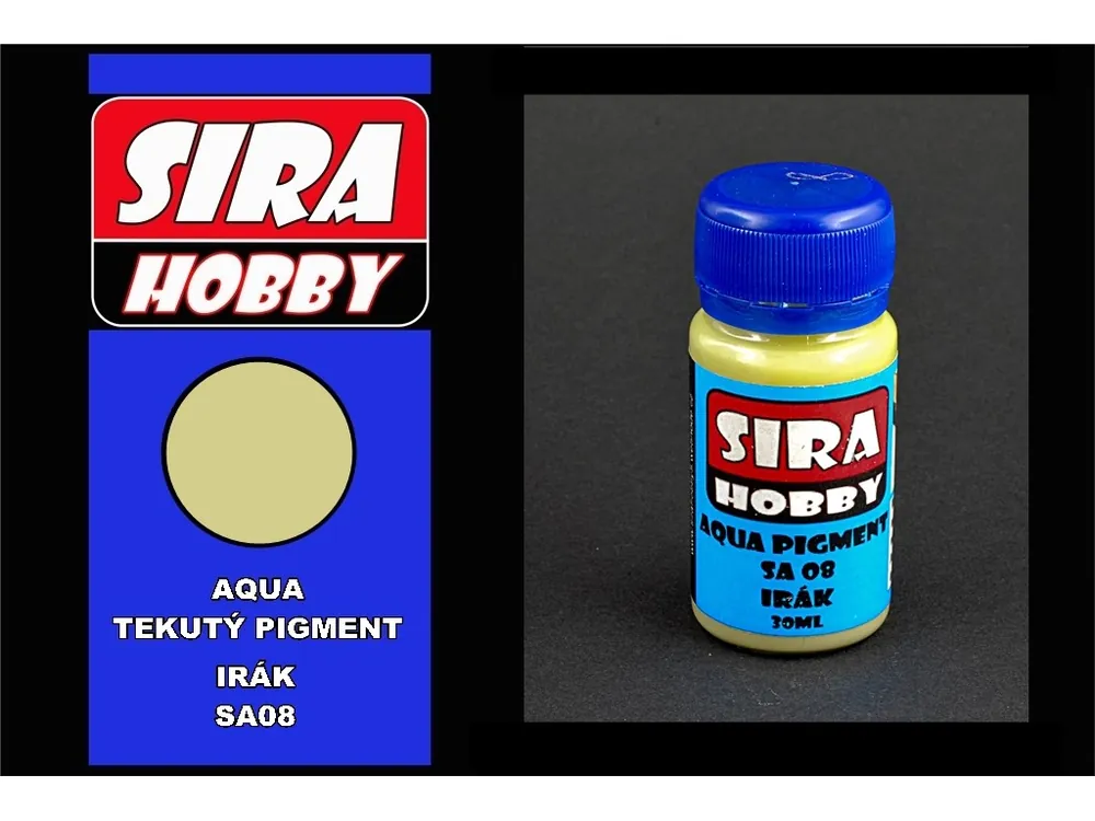 Značkový Síra hobby - Aqua tekutý pigment - Irák