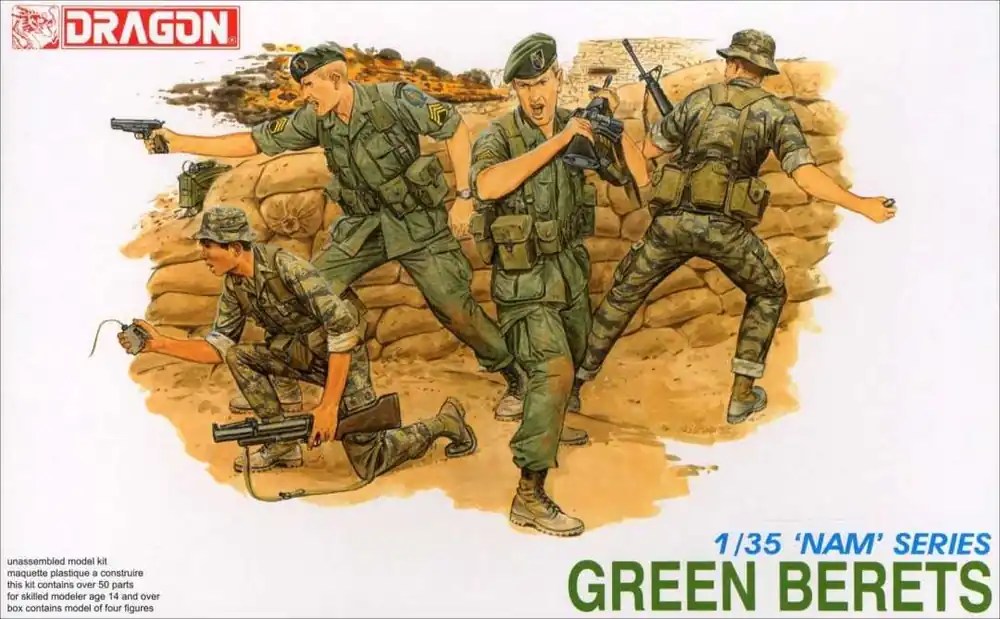 Dragon - 3309 - GREEN BERETS 1 35 Jen Po Omezenou Doba