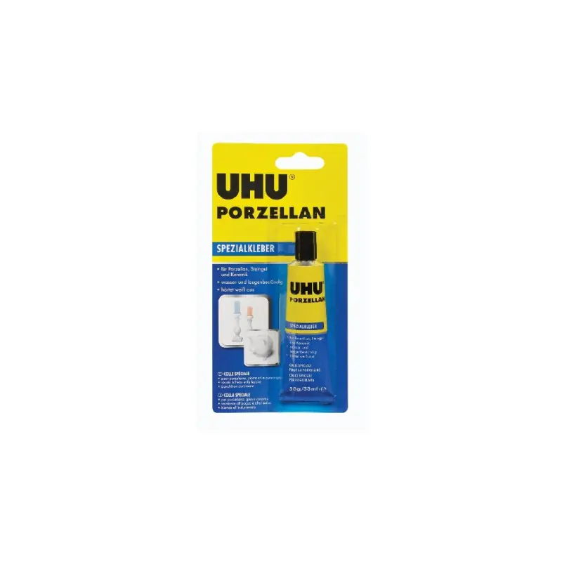 UHU Porzellan 33 ml/30 g - lepidlo na porcelán, UHU/Bison 5664 Nejlepší Volba