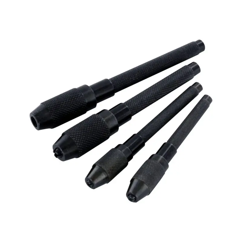 Sada 4 ručních kleštinových sklíčidel s vroubkovanou rukojetí (upínací průměr od 0,1 do 4,8 mm), Modelcraft PPV4001S Autentický