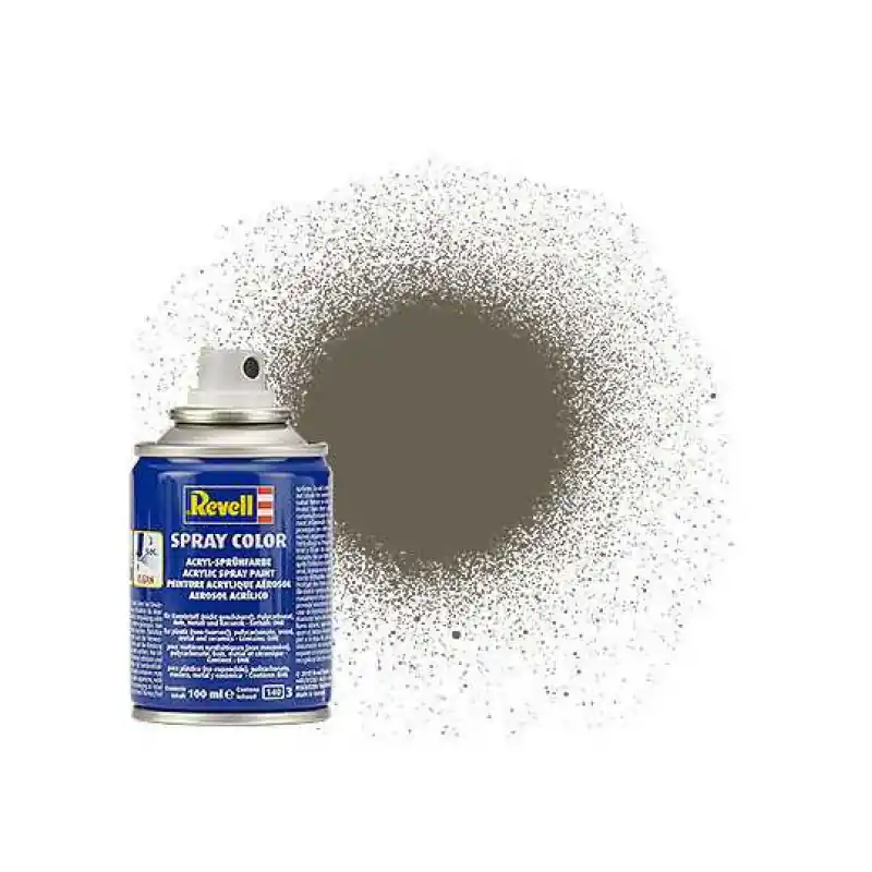 Barva ve spreji, matná olivová NATO (nato olive mat), 100 ml, Revell 34146 Dokud Zásoby Vydrží