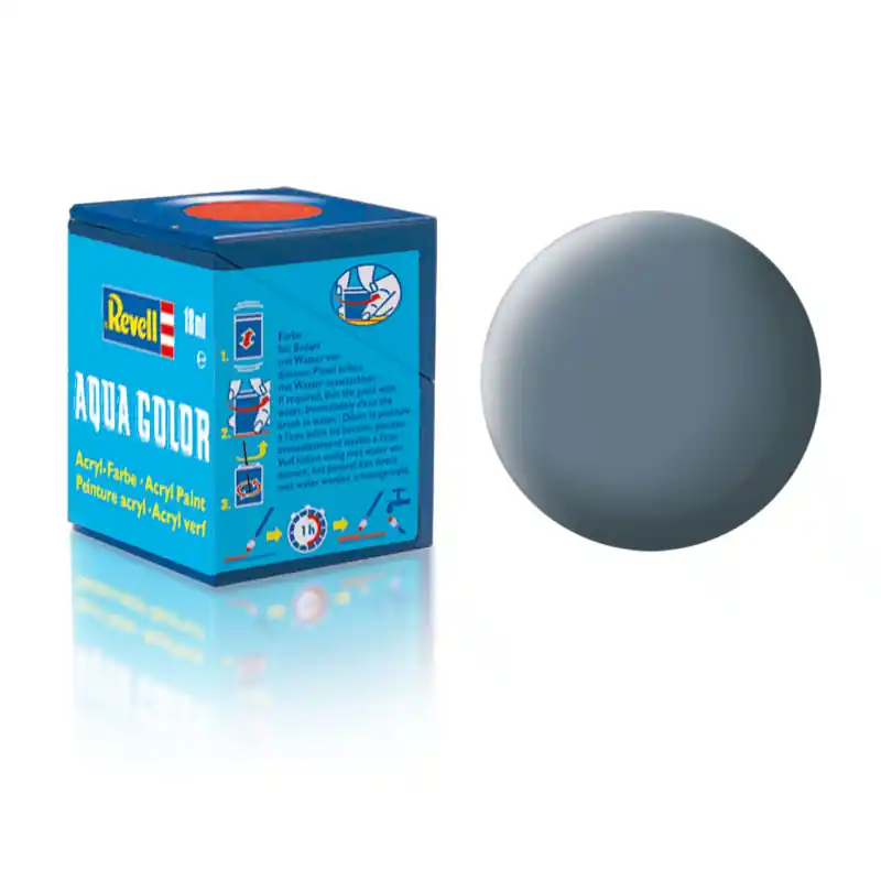 Nejlepší Volba Barva akrylová, matná šedavě modrá, 18 ml, Revell 36179