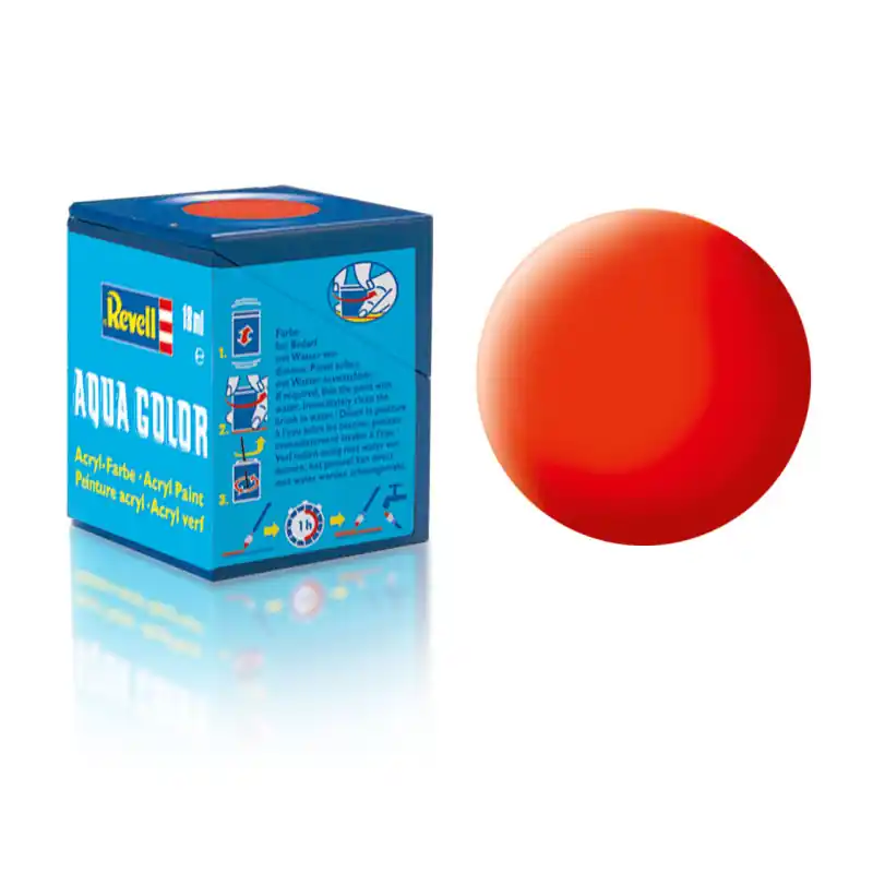 Barva akrylová, matná světle oranžová, 18 ml, Revell 36125 Objednat Nyní