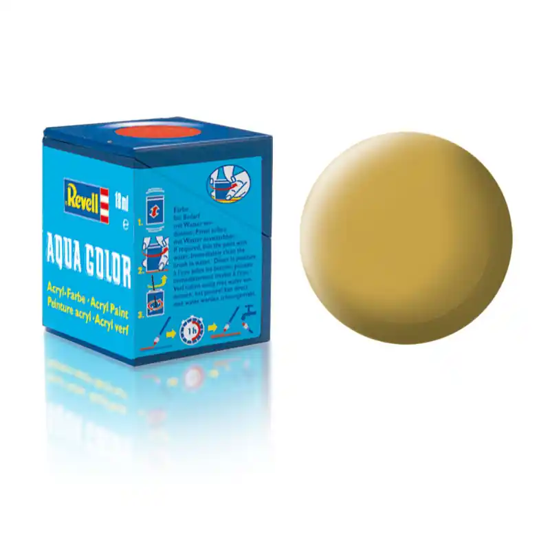 Ihned K Objednání Barva akrylová, matná pískově žlutá, 18 ml, Revell 36116