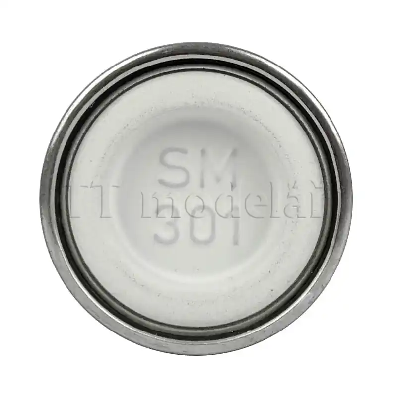 Barva emailová, hedvábná bílá (white silk), 14 ml, č. SM 301, Revell 32301 Cenová Bomba