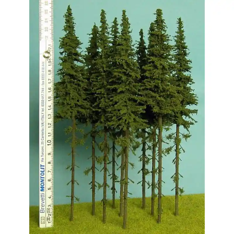 Bezpečná Platba Smrk s kmenem, výška 250 mm (v reálu 30 m), Model Scene SK250
