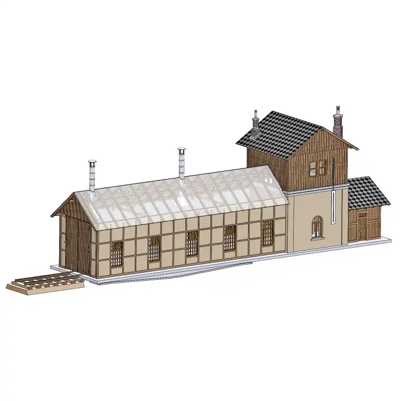 Výtopna Malá Morávka, stavebnice, H0, IGRA MODEL 261003 Jen Po Omezenou Doba