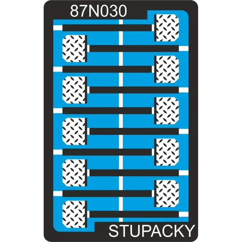 Zlevněný Leptané krablované stupačky, H0, Pojezdy 87N030