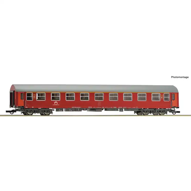 Osobní vůz 1. třídy typu Y/B-70 A, červený, ZSSK, V.–VI. epocha, H0, Roco 6200230 Nakupujte Hned