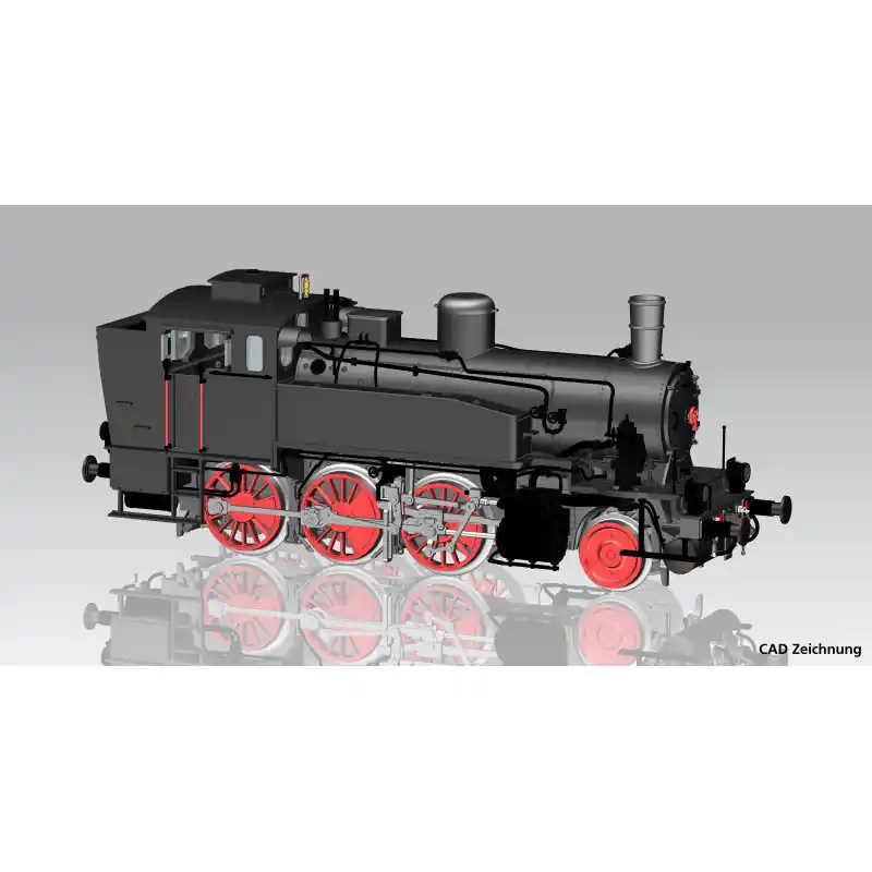 Parní lokomotiva Rh 691, ÖBB, III. epocha, analogová verze, H0, Piko 50740 Zlevněný