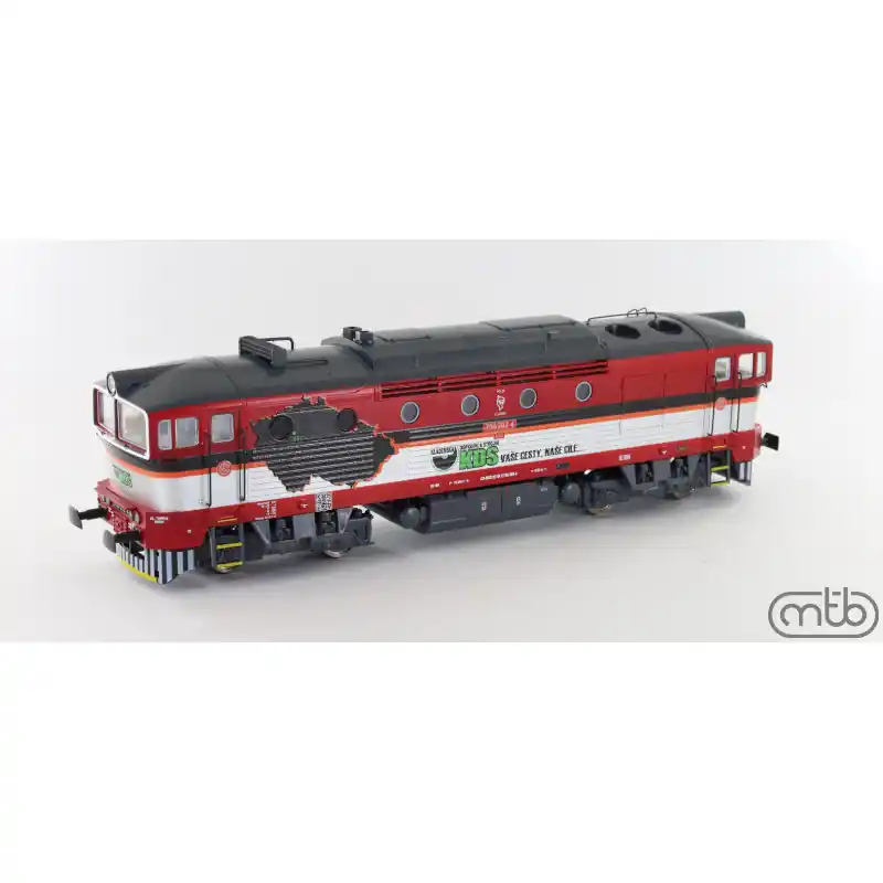 Motorová lokomotiva 750.202, KDS, H0, V. epocha, MTB H0KDS750202 Nejlepší Volba