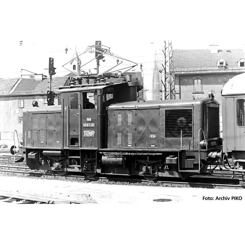 Elektrická lokomotiva řady 1067, ÖBB, IV. epocha, analogová verze, H0, Piko 21040 Nejlepší Volba
