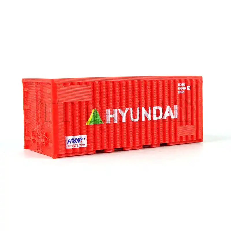 Kontejner ,,HYUNDAI", H0, BuBiModel h070126 Pouze Dnes