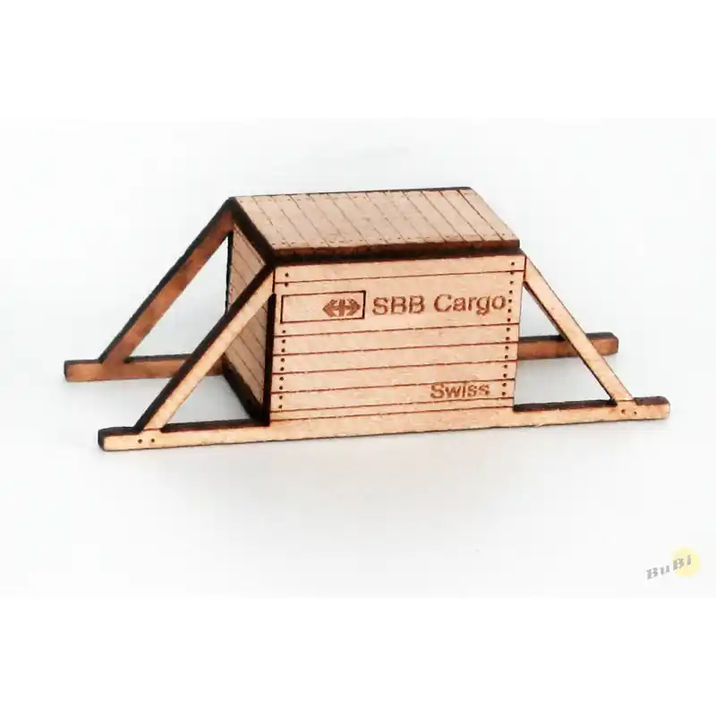 Jen Po Omezenou Doba Přepravní bedna SBB Cargo, hotový model, H0, BubiModel h070038