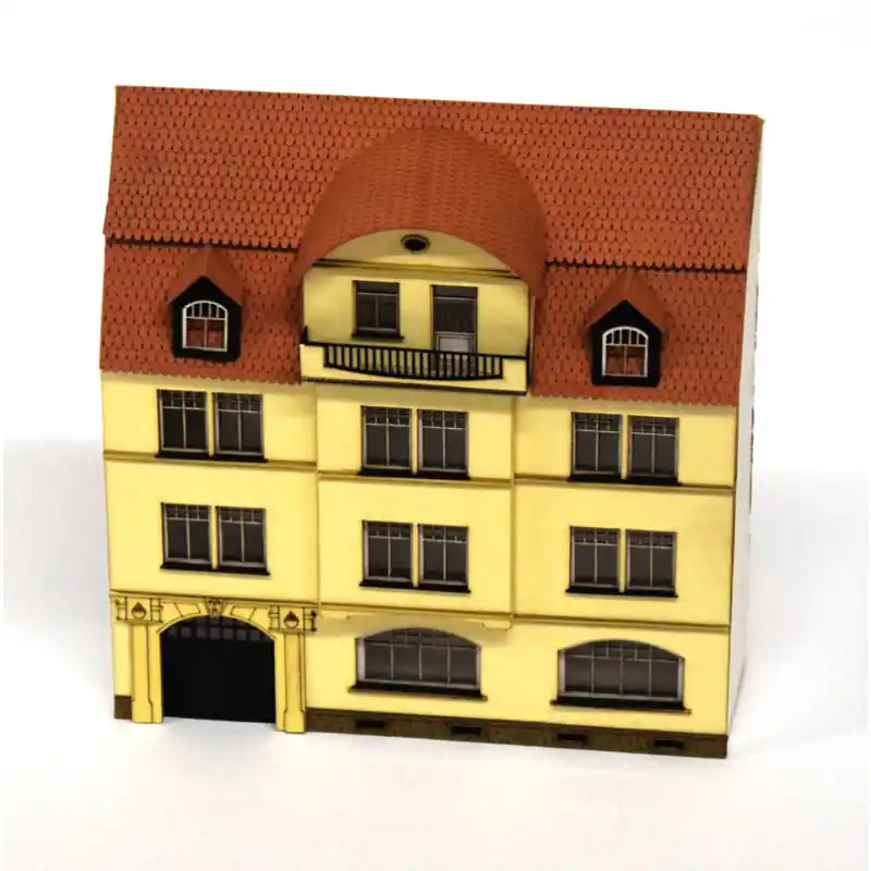 Must-Have Stavebnice, dům č. 7 v Schillerstraße, poloreliéf, H0, BubiModel h060186