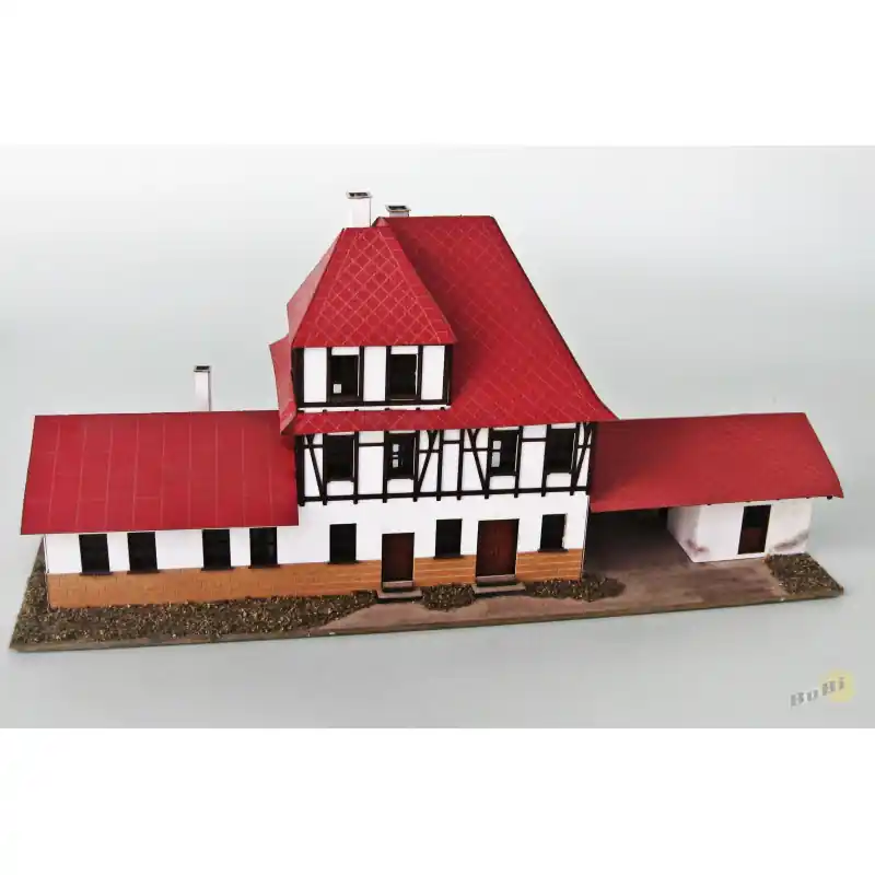 Stavebnice, nádraží Tatranská Polianka, H0, BubiModel h060012 Značkový